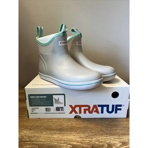 NEW Women's 11 Xtratuf 6in Ankle Deck Boot XWAB-102 Gray 100% Waterproof